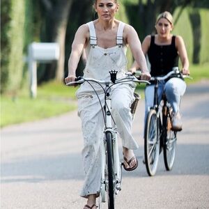 Ralph Lauren painters linen blend Overalls. As seen on J Lo